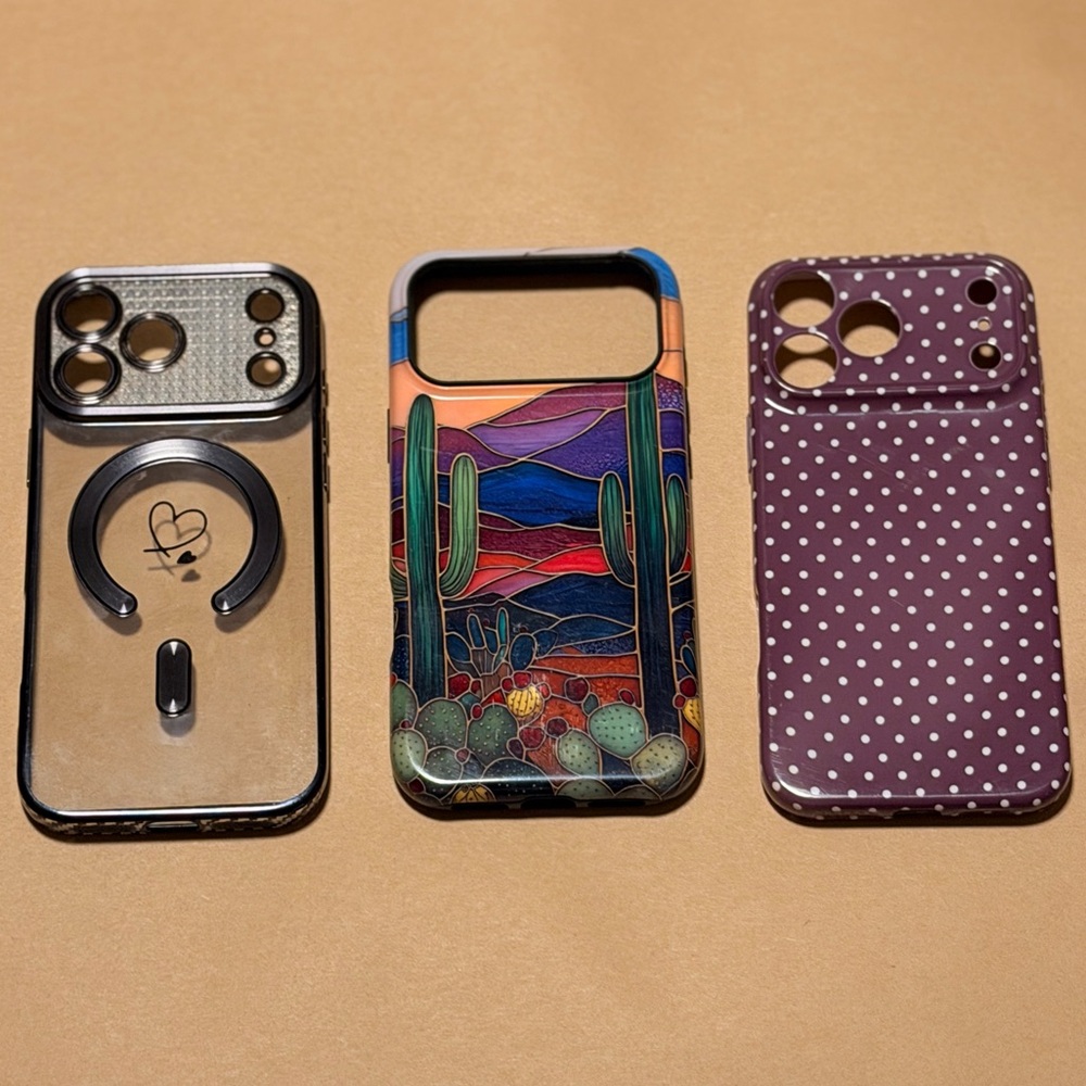 SET OF IPHONE 17 PRO MAX CASES